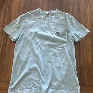 Burberry Blue Short Sleeve Tee
